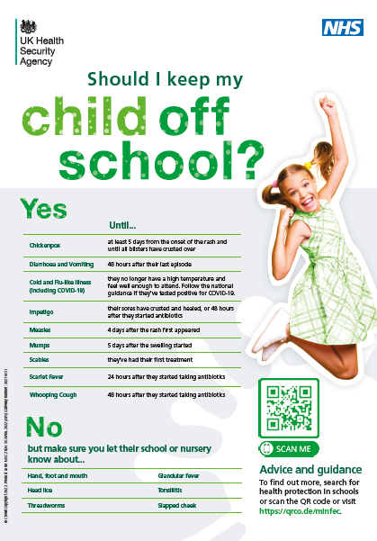 NHS Guidance attendance